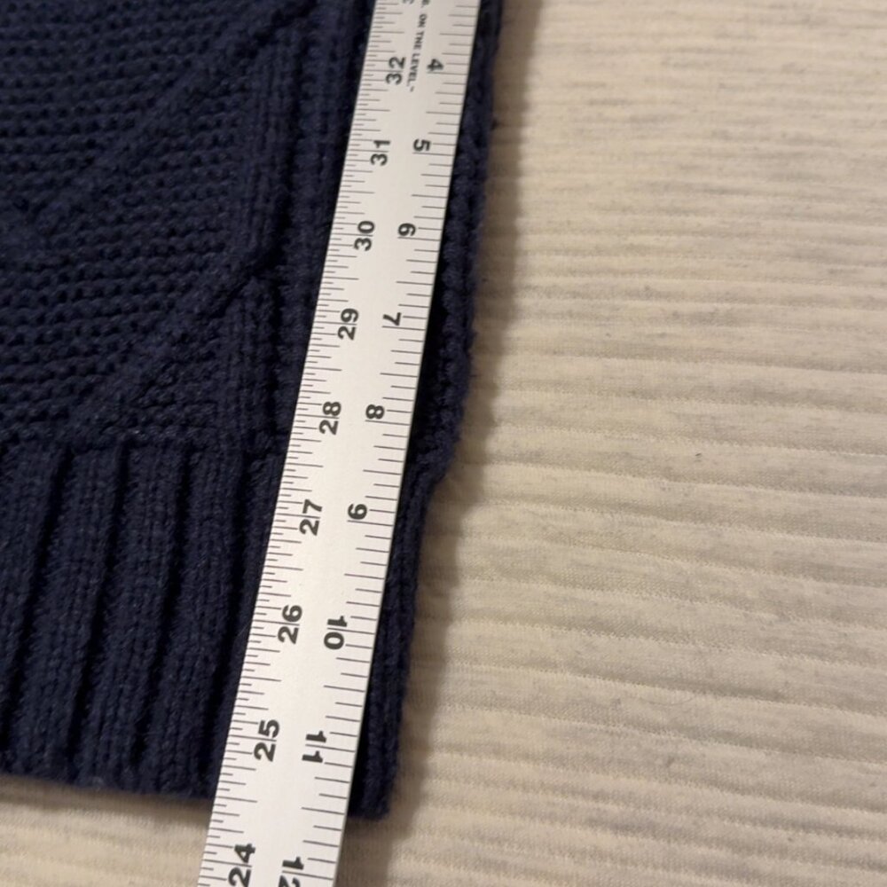 Torrid Deep Blue Cable Knit Cardigan - Picture 12 of 12
